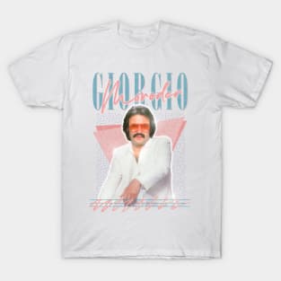 Giorgio Moroder -- Retro Style Fan Art Design T-Shirt T-Shirt